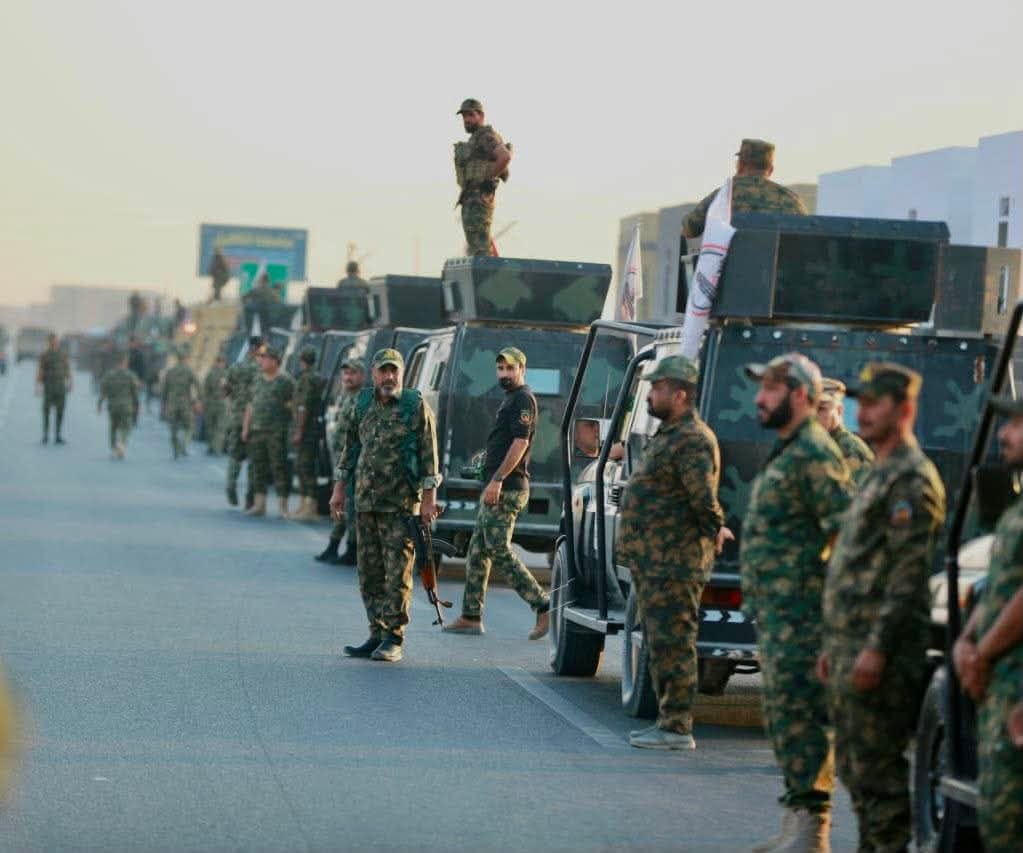الحشد ينتشر في النجف الأشرف لتأمين زيارة ذكرى استشهاد الرسول الأعظم