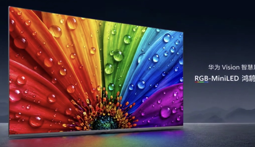 هواوي تطلق أول تلفاز لها بإضاءة خلفية RGB MiniLED