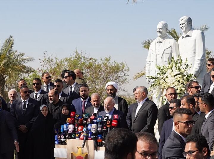 رئيس مجلس الشورى الإيراني يصل بغداد : تخطّت المقاومة حدود البلدين لتصبح مقاومة عالمية
