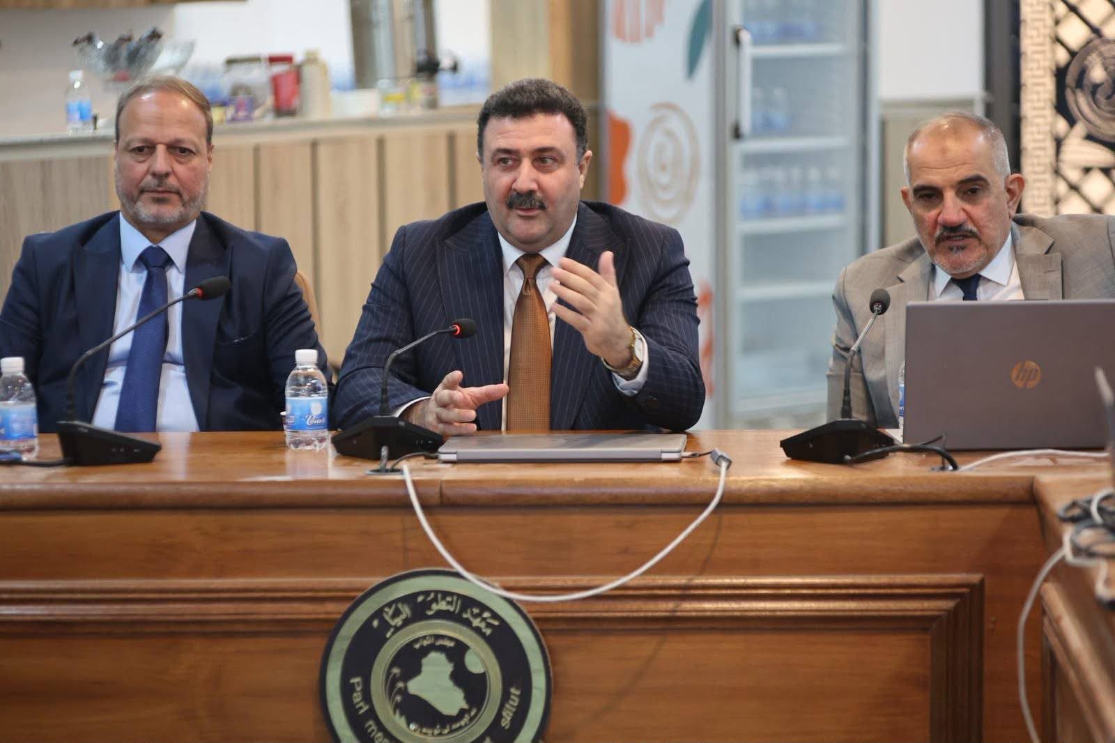 التشريع والوعي القانوني في صدارة مباحثات معهد التطوير النيابي وجامعة الموصل