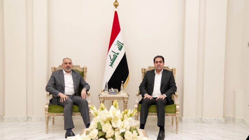 المندلاوي يستقبل فيحان ويبحثان تعزيز التنسيق في مواجهة التحديات وحماية المال العام