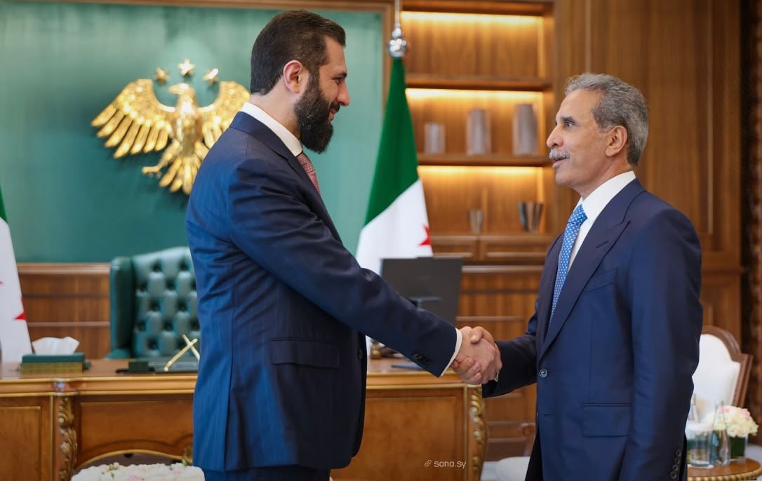 القاضي زيدان يلتقي الشرع في دمشق ويبحثان تعزيز التعاون في المجالين القضائي والقانوني