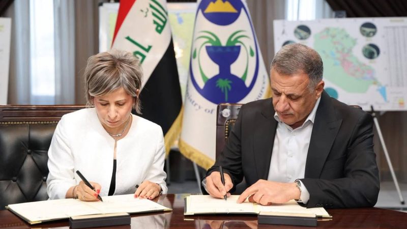 الموارد المائية توقع اتفاق تفاهم مع شركة تركية للإدارة الذكية للمياه