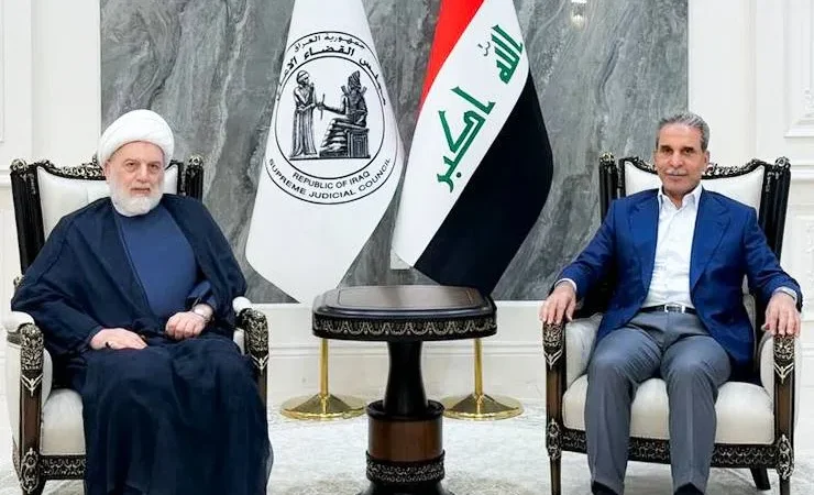 القاضي زيدان وهمام حمودي يؤكدان على ضرورة إكمال الكابينة الوزارية وحصر السلاح